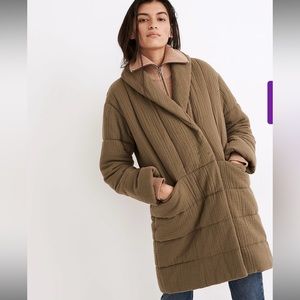 Madewell lightspun dumont quilted jacket size XS NWOT